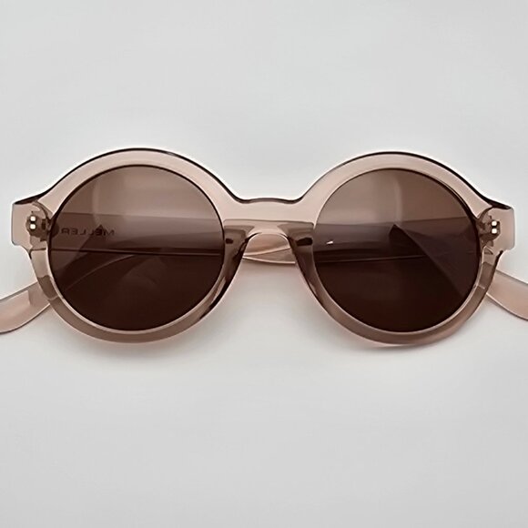 Meller Eco Bashira Salt Kakao Brown Frame Polarized Brown Lens Round Sunglasses main image 4